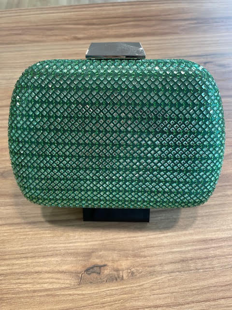 Bolso brillo verde