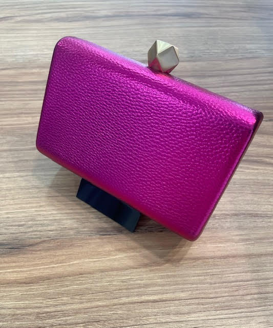 Bolso caja fucsia